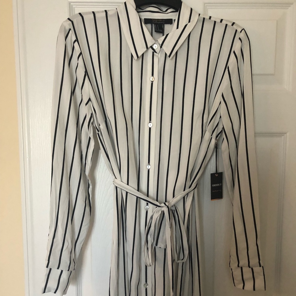Forever 21 Contemprary Midi Shirtdress